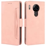 HualuBro Blackview A80 Case, Blackview A80S Case, Magnetic Full Body Protection Shockproof Flip Leather Wallet Case Cover with Card Slot Holder for Blackview A80 Phone Case (Pink)