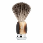Mühle Vivo rakborste brunt horn pure badger M