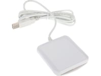 Dni Id-Kortläsare Pc/Sc/Ccid Iso7816 Usb (+Sim) Vit