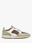 CLAE Joshua Lace Up Cactus Trainers, Sage/White/Brown
