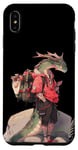 Coque pour iPhone XS Max Dragon Hiker Funny Fantasy Nature Randonnée Graphique