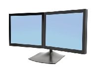 Ergotron ds100 dual monitor desk stand horizontal pied pour double ecran plat accessoire