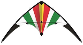 Paul Günther 1082 - Cerf-volant de sport Lucky Loop 100, cerf-volant pour débutants, voile en polyester ripstop indéchirable, taille env. 100 x 56 cm