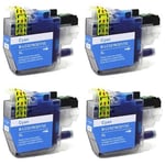 4 Compatible LC3219 (LC3217) C XL inks for Brother J6935DW J5330DW  J5335DW