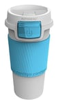 Premier Housewares Contigo Morgan Autoseal Travel Mug, 360 ml - White/Ocean