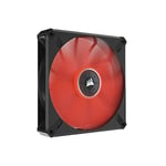 Ventilateur à LED rouges à lévitation magnétique CORSAIR ML140 LED ELITE 140 mm avec technologie AirGuide, vendu seul