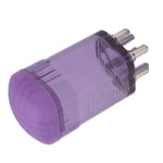 (Transparent Purple)8ml Scalp Applicator Transparent Empty Roller Bottle Scalp