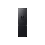 Samsung Series 6 Fridge Freezer, Features AI Energy Mode and SpaceMax™ Technology, Ice Dispenser, Black, Model: RB34C632EBN