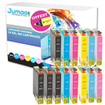 14 cartouches Jumao compatibles pour Epson Expression Photo XP-850 760 55 750