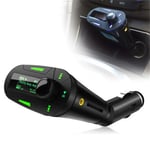 Car Kit Mp3 Wireless Player Radio Modulator+usb Remote Control Green Other