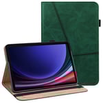 Samsung Galaxy Tab S10 / S9 / S9 FE Fodral med Kortfack - Grön