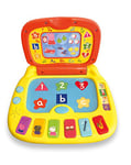 Peppa Pig PP02 Peppa's Laugh & Learn Toy Laptop for Kids-Interactive Learning & Child Development, Colours, Shapes, Letters & Numbers Recognition-Features 4 Fun Activities, 3+ Years, Single, Multi
