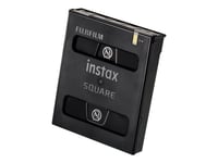 Fujifilm Instax Square Black - Färgfilm För Snabbframkallning - Iso 800 - 10 Exponeringar