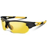 BEACOOL Lunette de Soleil Sport Polarisée Homme Femme pour Velo Cyclisme Moto Conduite Baseball Alpinisme Running Pêche UV400 Protection