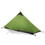 2021 NEW 1 Person Outdoor Ultralight Camping Tent 3 Season Professional 15D Rodless Tent fishing tent tents blackout tent camping tent pop up tent (Color : 15D Green)