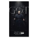 Li han shop Canvas Printing Game Of Thrones Season Drama Poster Role Posters And Prints 2019 Tv Game Wall Art For Bedroom Home Decor Gt543 40X60Cm Without Frame