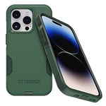 OtterBox iPhone 14 Pro (ONLY) Commuter Series Case - TREES COMPANY (Green), slim & tough, pocket-friendly, with port protection