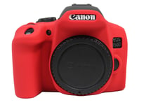 Silicone Camera Case Compatible For Canon EOS 850D Protective Rubber Soft Camera Gel Cover Bag Red