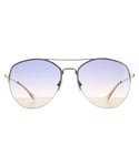 Calvin Klein Aviator Mens Gold Navy Yellow Gradient CK20121S Metal (archived) - One Size