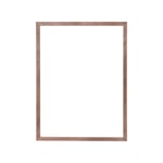 Soul veneer, plexiglas fotoram, Walnut - 70x100 cm