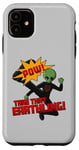 Coque pour iPhone 11 Super-héros comique extraterrestre | Prends ce Terrien !