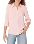 Tommy Hilfiger Women's Button-Down Shirts, Casual Tops, Bridal Rose, XL
