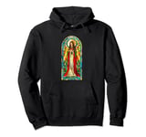 Saint Philomena Stained Glass Pullover Hoodie