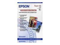 Epson Premium Semigloss Photo Paper - Papier semi-brillant - A3 plus (329 x 423 mm) 20 feuille(s) - pour SureColor P800, SC-P10000, P20000; WorkForce Pro WF-R8590, R8590 D3TWFC