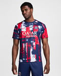 Paris Saint-Germain Academy Pro Home Men's Nike Dri-FIT Football Pre-Match Short-Sleeve Top