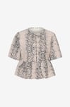 Soaked in Luxury - Blus slxAla Blouse SS - Grå
