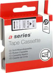 a-series etikettejp 19mm, svart på vit, Dymo 45803