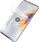 Film D'hydrogel Pour Xiaomi Mi Mix 3 Mix3 4g 5g 6.39inch 2pcs Souple Tpu Protecteurs Sans Bulle D'écran D'empreintes Digitales Déverrouiller Pas De Verre Trempé
