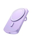 Joyroom Power Bank Ring Holder 20W 6000mAh JR-W030 (purple) Powerbank - Lilla - 6000 mAh