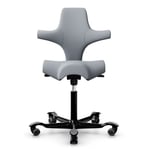 HÅG Capisco 8106 - ergonominen toimistotuoli 200 mm Ei Musta Vaaleanharmaa 60139