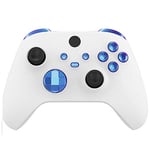 eXtremeRate Replacement Buttons for Xbox Core Wireless Controller, Chameleon Purple Blue Bumpers Trigers Dpad ABXY Start Back Sync Share Keys Accessories Parts for Xbox Series X & S Controller