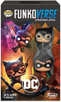 Funko Games Black Mag Funkoverse Extension - (2 Character Pack) - German Version - Board Game - Catwoman And Robin - 3'' (7.6 Cm) POP! - Light Strategy Board Game For Children & Adults (Ages 10+)