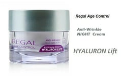 REGAL Age Control Anti-Wrinkle NIGHT Face and Neck Cream - Hyaluron Lift 45ml