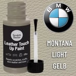BMW MONTANA LIGHTGELB Leather Touch up Car Seat Repair Paint