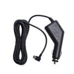 Amacam Car Charger Mini USB Cable CC5. Long Cable 3.5 Metres Right Angle Mini USB Connector. Suitable For Dash Cameras Sat Navs Tom Tom and Other Android Devices. Premium Power Charging Lead.