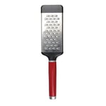 KitchenAid Core Medium Etched Grater, Empire Red, 11.6 inch, Rust-Resistant Stainless Steel, KAG320OHERE, DX260