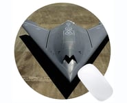 Mousepad Anti-Slip Round Mouse Pad,Dassault Neuron Drone Warplane Aircraft Mouse Mat,Non-Slip Rubber Base Mousepad