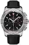 Breitling AB0147101B1X1 Avenger B01 Chronograph 44 Sort/Læder Ø44 mm