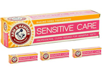 Arm & Hammer Toothpaste Sensitive Care Professional Clean Baking Soda 125g x 4