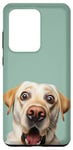Coque pour Galaxy S20 Ultra Drôle Labrador Retriever prenant un selfie chien maman chiot papa