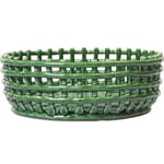 Ferm Living Centrepiece Kurv, Smaragdgrønn Emerald Green Keramikk