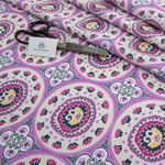 Haaris Imaan Ethnic Collection Printed Water Resistant Upholstery Fabric A4 Sample, Jaipur