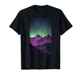 Minimalist Aurora Borealis Aurora borealis Hiking T-Shirt