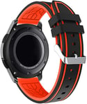 Simpleas Watch Strap compatible with TicWatch Pro/Pro 4G LTE / S2 / E2, Soft Silicone Sport Replacement Bands (22mm, pattern 4)