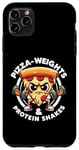 iPhone 11 Pro Max Pizza Weights & Protein Shakes Workout Funny Gym Quotes Gym Case