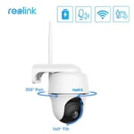 Reolink Argus PT Pro 4MP HD WiFi IP Caméra de Surveillance Extérieure sans Fil Pan Tilt Batterie Rechargeable, Audio Bidirectionnel